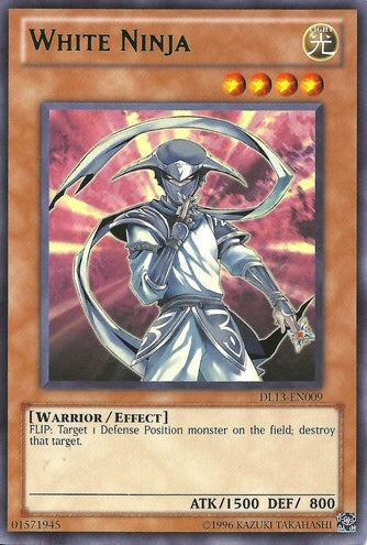 White Ninja (Green) [DL13-EN009] Rare | Jomio and Rueliete's Cards and Comics