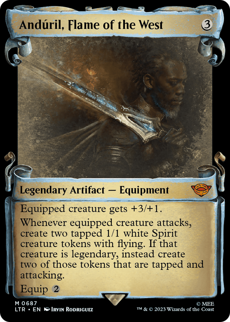 Anduril, Flame of the West [The Lord of the Rings: Tales of Middle-Earth Showcase Scrolls] | Jomio and Rueliete's Cards and Comics