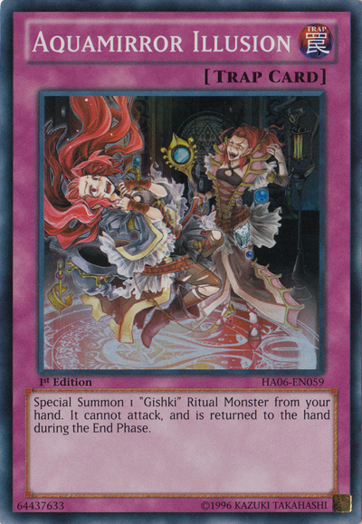 Aquamirror Illusion [HA06-EN059] Super Rare | Jomio and Rueliete's Cards and Comics
