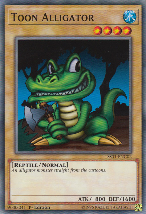 Toon Alligator [SS01-ENC02] Common | Jomio and Rueliete's Cards and Comics