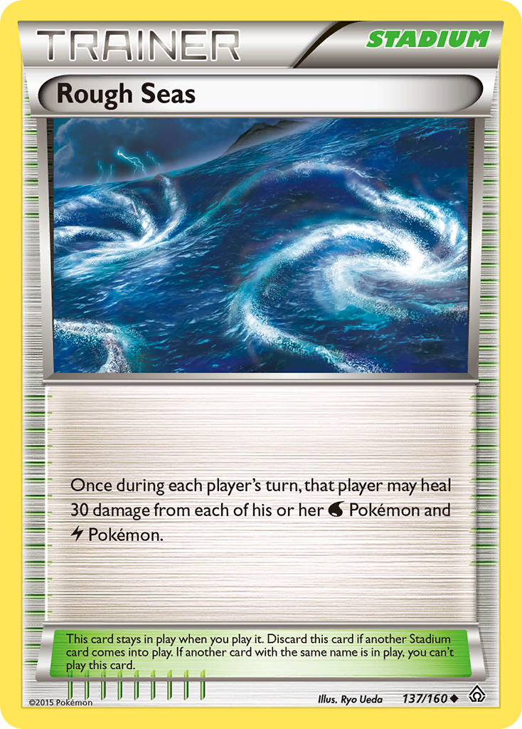 Rough Seas (137/160) [XY: Primal Clash] | Jomio and Rueliete's Cards and Comics