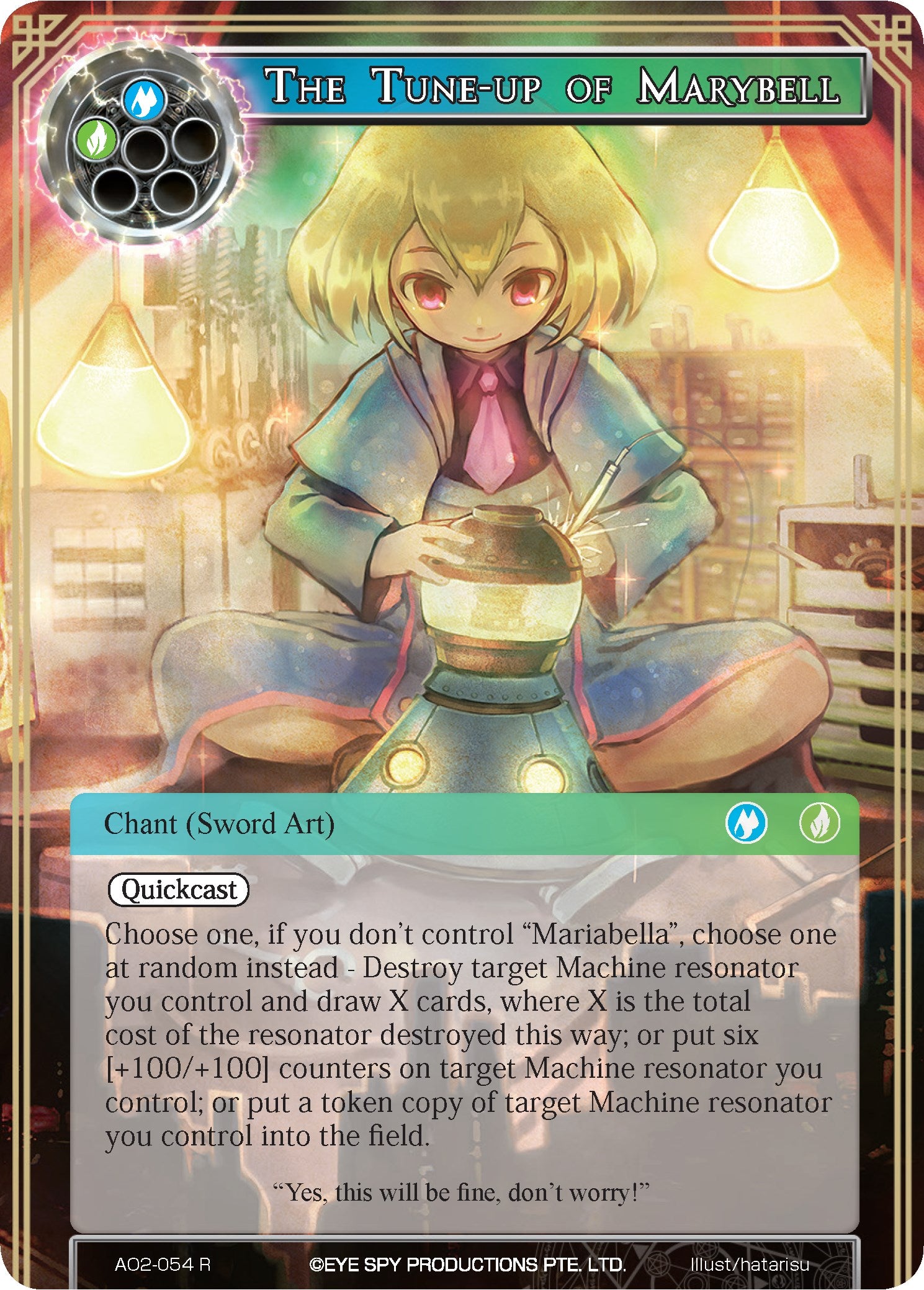 The Tune-up of Marybell (AO2-054) [Alice Origin II] | Jomio and Rueliete's Cards and Comics