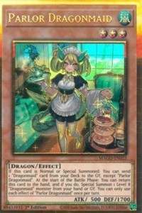 Parlor Dragonmaid [MAGO-EN023] Gold Rare | Jomio and Rueliete's Cards and Comics