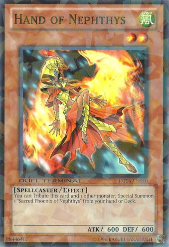 Hand of Nephthys [DT06-EN010] Common | Jomio and Rueliete's Cards and Comics