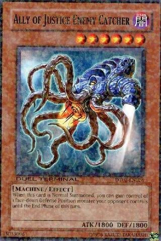 Ally of Justice Enemy Catcher [DT02-EN026] Rare | Jomio and Rueliete's Cards and Comics