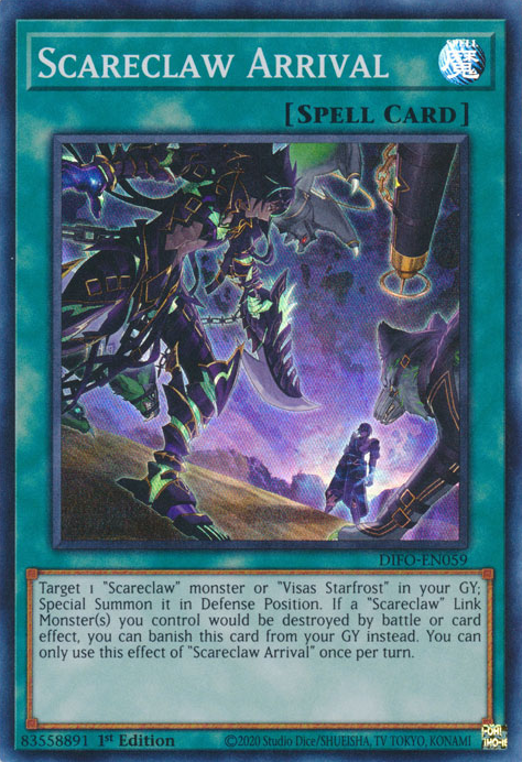 Scareclaw Arrival [DIFO-EN059] Super Rare | Jomio and Rueliete's Cards and Comics