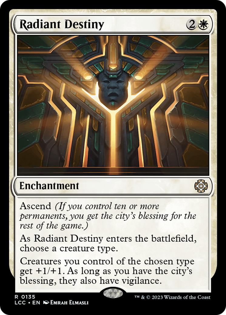 Radiant Destiny [The Lost Caverns of Ixalan Commander] | Jomio and Rueliete's Cards and Comics