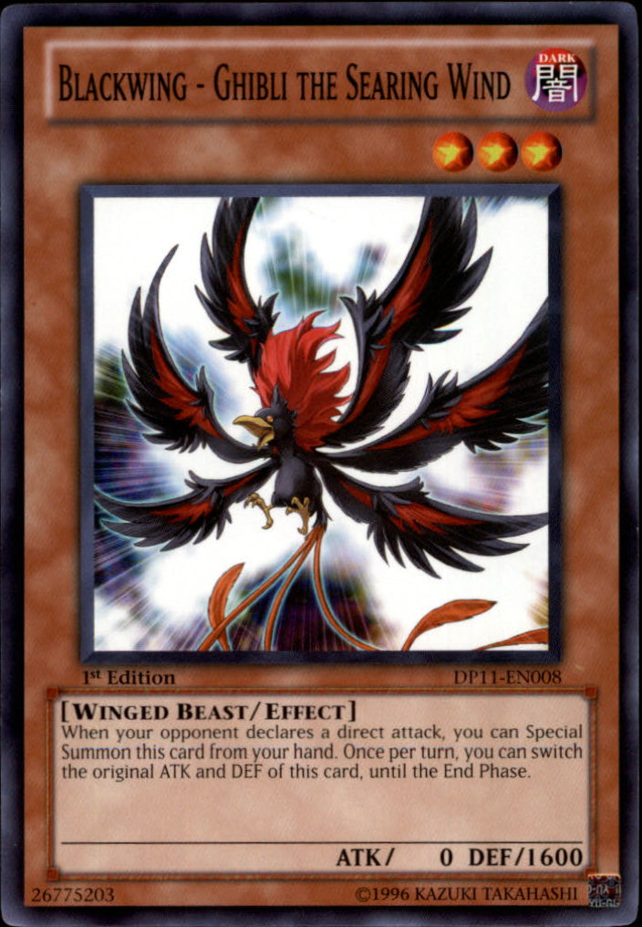 Blackwing - Ghibli the Searing Wind [DP11-EN008] Common | Jomio and Rueliete's Cards and Comics