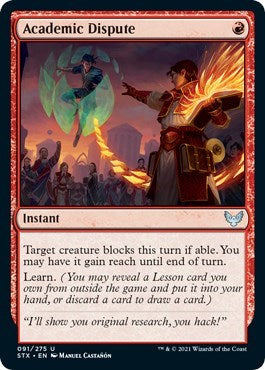 Academic Dispute [Strixhaven: School of Mages] | Jomio and Rueliete's Cards and Comics