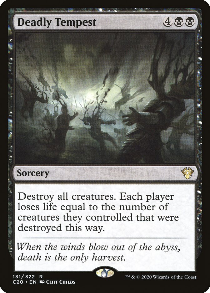 Deadly Tempest [Commander 2020] | Jomio and Rueliete's Cards and Comics