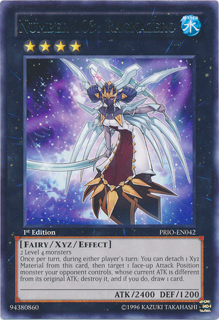 Number 103: Ragnazero [PRIO-EN042] Rare | Jomio and Rueliete's Cards and Comics