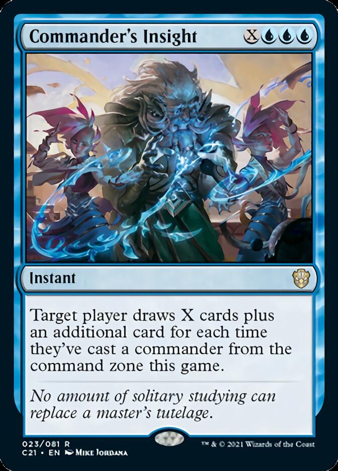 Commander's Insight [Commander 2021] | Jomio and Rueliete's Cards and Comics