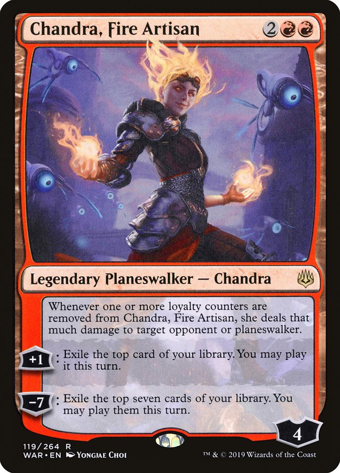 Chandra, Fire Artisan [War of the Spark] | Jomio and Rueliete's Cards and Comics