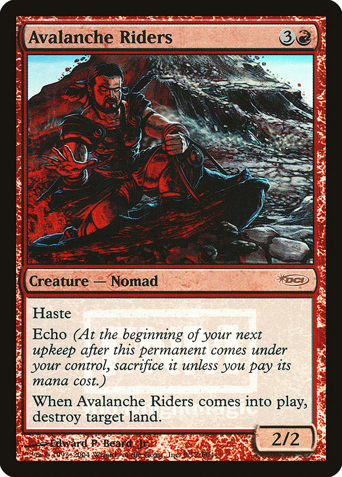 Avalanche Riders [Friday Night Magic 2004] | Jomio and Rueliete's Cards and Comics