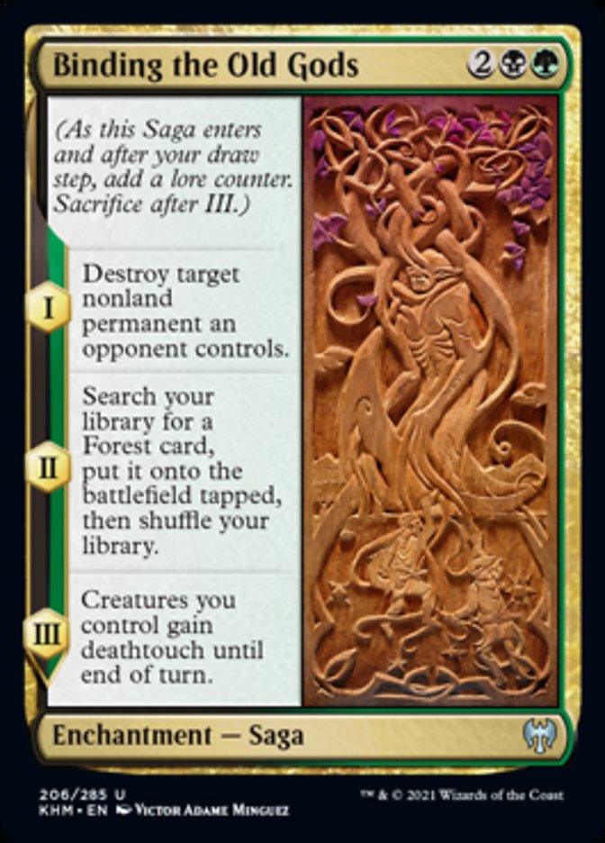 Binding the Old Gods [Kaldheim] | Jomio and Rueliete's Cards and Comics