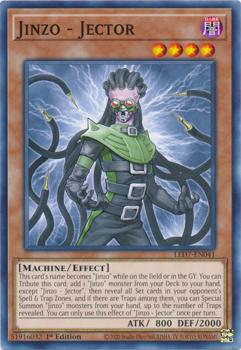 Jinzo - Jector [LED7-EN041] Common | Jomio and Rueliete's Cards and Comics
