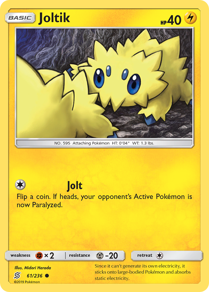 Joltik (61/236) [Sun & Moon: Unified Minds] | Jomio and Rueliete's Cards and Comics
