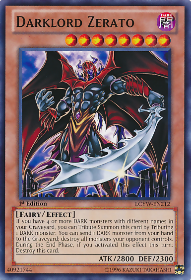 Darklord Zerato [LCYW-EN212] Common | Jomio and Rueliete's Cards and Comics