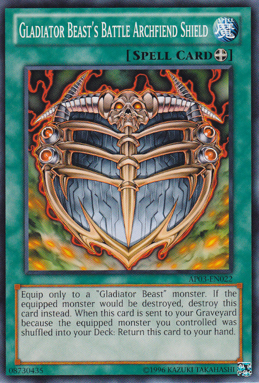 Gladiator Beast's Battle Archfiend Shield [AP03-EN022] Common | Jomio and Rueliete's Cards and Comics