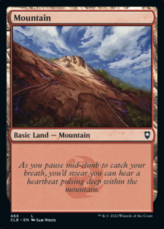 Mountain (466) [Commander Legends: Battle for Baldur's Gate] | Jomio and Rueliete's Cards and Comics