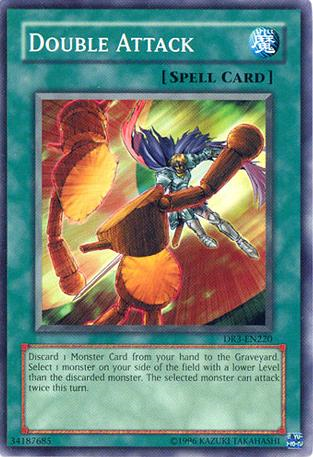 Double Attack [DR3-EN220] Common | Jomio and Rueliete's Cards and Comics