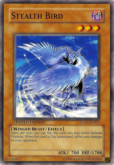 Stealth Bird [GLD1-EN017] Common | Jomio and Rueliete's Cards and Comics
