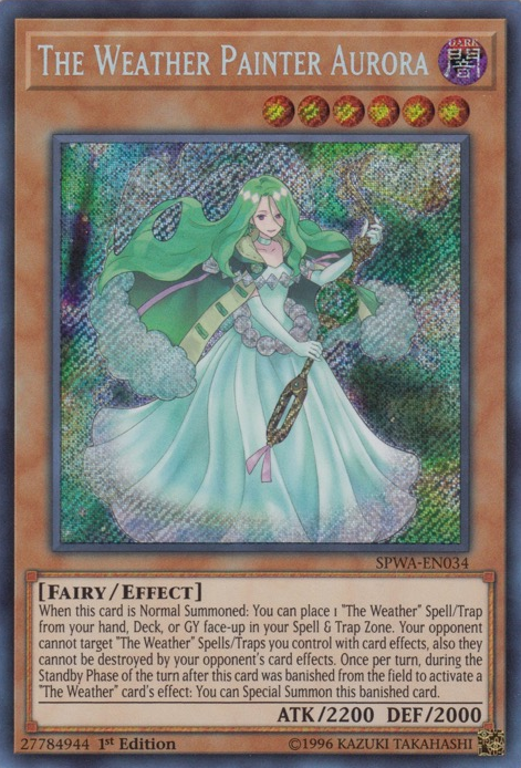 The Weather Painter Aurora [SPWA-EN034] Secret Rare | Jomio and Rueliete's Cards and Comics