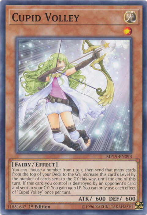 Cupid Volley [MP19-EN093] Common | Jomio and Rueliete's Cards and Comics