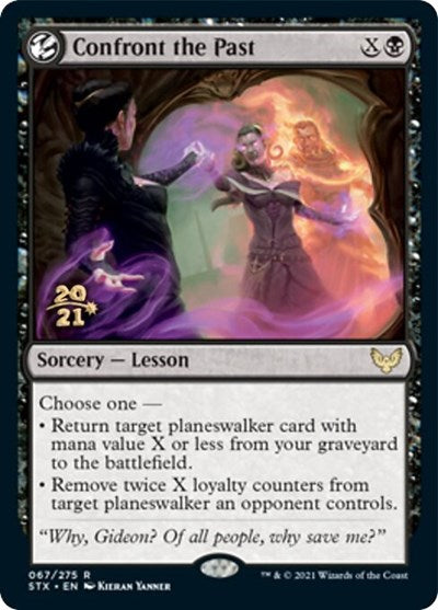 Confront the Past [Strixhaven: School of Mages Prerelease Promos] | Jomio and Rueliete's Cards and Comics