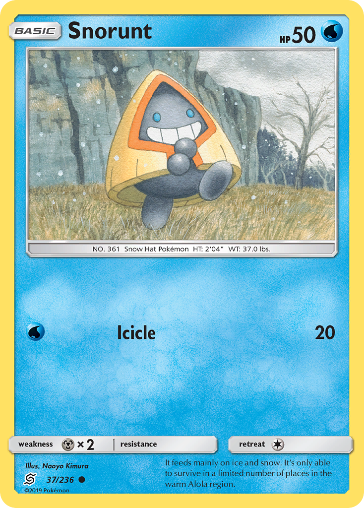 Snorunt (37/236) [Sun & Moon: Unified Minds] | Jomio and Rueliete's Cards and Comics