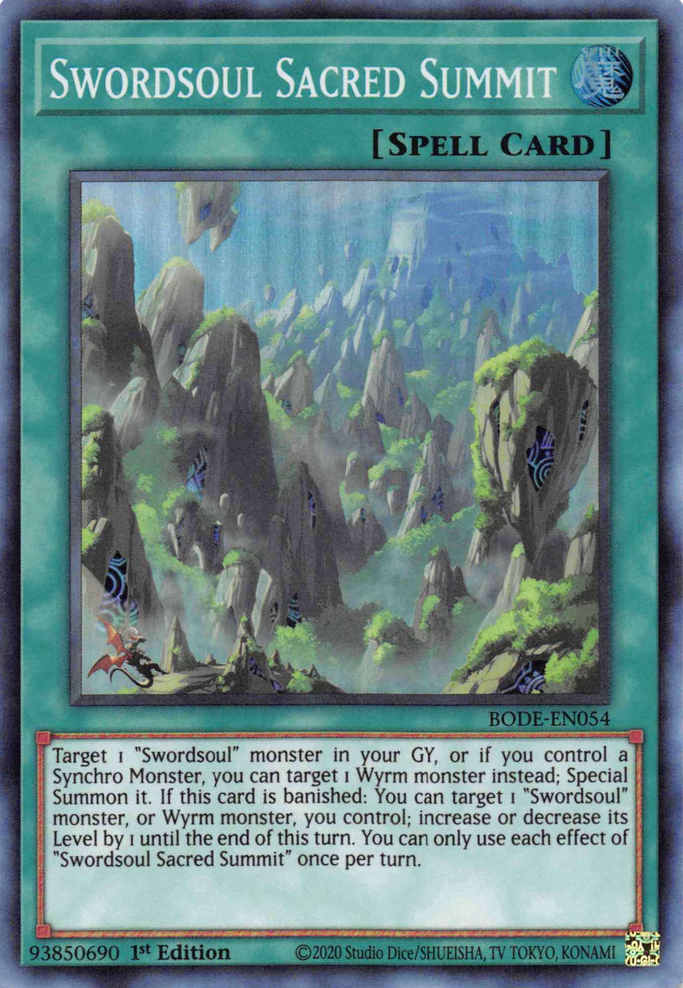 Swordsoul Sacred Summit [BODE-EN054] Super Rare | Jomio and Rueliete's Cards and Comics