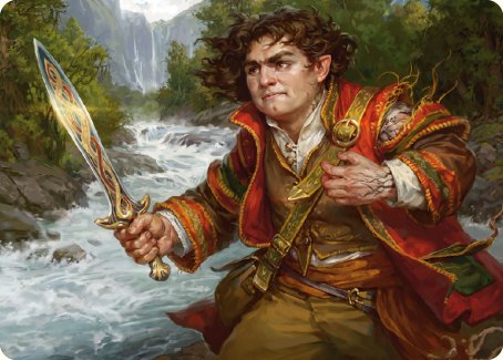 Frodo Baggins Art Card (16/81) [The Lord of the Rings: Tales of Middle-earth Art Series] | Jomio and Rueliete's Cards and Comics