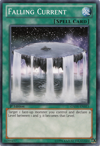 Falling Current [GAOV-EN053] Common | Jomio and Rueliete's Cards and Comics