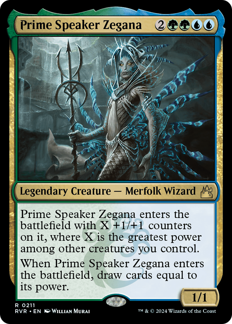 Prime Speaker Zegana [Ravnica Remastered] | Jomio and Rueliete's Cards and Comics