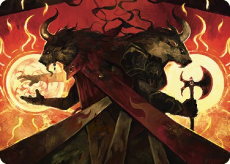 Hurloon Battle Hymn Art Card [Dominaria United Art Series] | Jomio and Rueliete's Cards and Comics