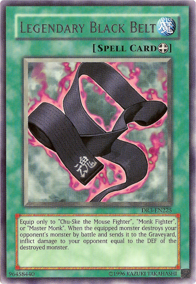 Legendary Black Belt [DR3-EN225] Rare | Jomio and Rueliete's Cards and Comics