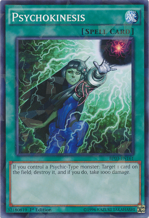 Psychokinesis (Shatterfoil) [BP03-EN161] Common | Jomio and Rueliete's Cards and Comics