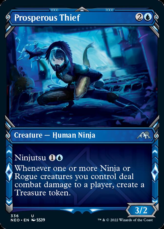 Prosperous Thief (Showcase Ninja) [Kamigawa: Neon Dynasty] | Jomio and Rueliete's Cards and Comics