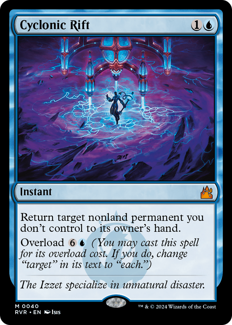 Cyclonic Rift [Ravnica Remastered] | Jomio and Rueliete's Cards and Comics