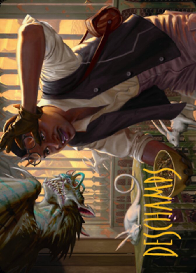 Bennie Bracks, Zoologist Art Card (Gold-Stamped Signature) [Streets of New Capenna Art Series] | Jomio and Rueliete's Cards and Comics