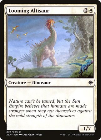 Looming Altisaur [Ixalan] | Jomio and Rueliete's Cards and Comics