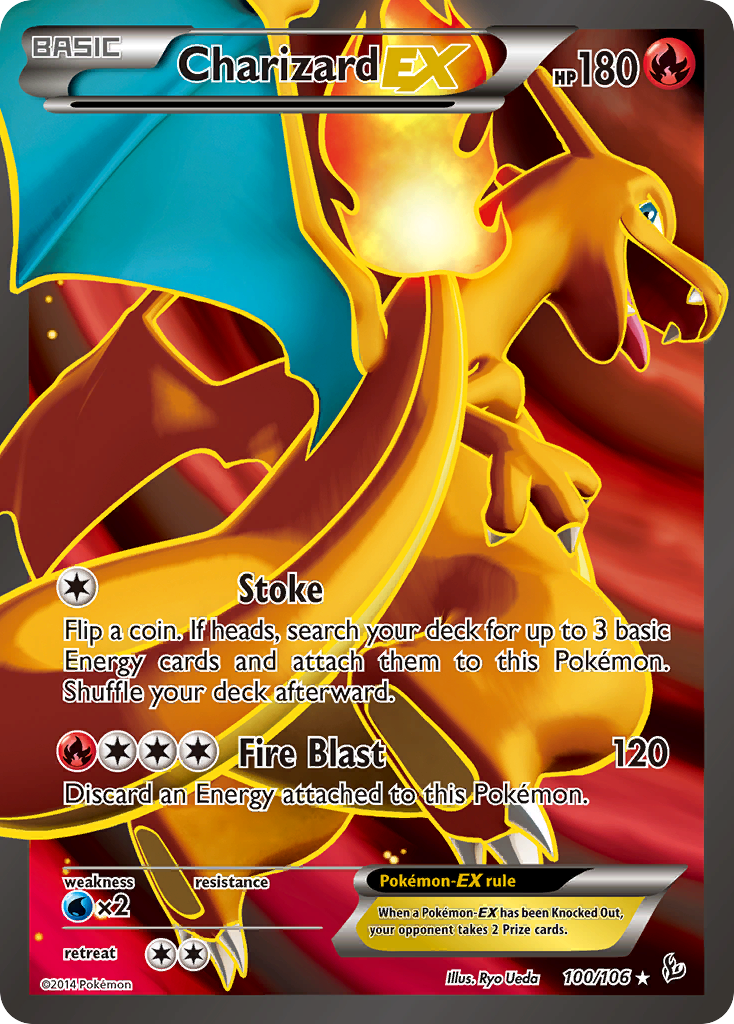Charizard EX (100/106) [XY: Flashfire] | Jomio and Rueliete's Cards and Comics