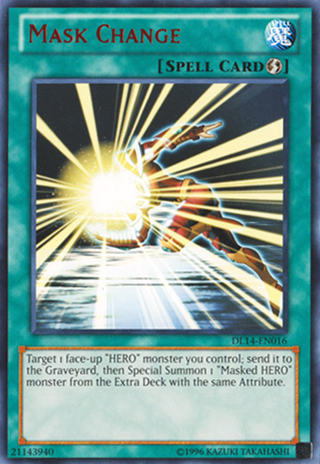 Mask Change (Red) [DL14-EN016] Rare | Jomio and Rueliete's Cards and Comics