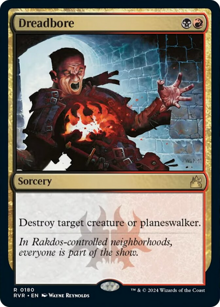 Dreadbore [Ravnica Remastered] | Jomio and Rueliete's Cards and Comics