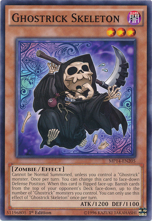 Ghostrick Skeleton [MP14-EN205] Common | Jomio and Rueliete's Cards and Comics