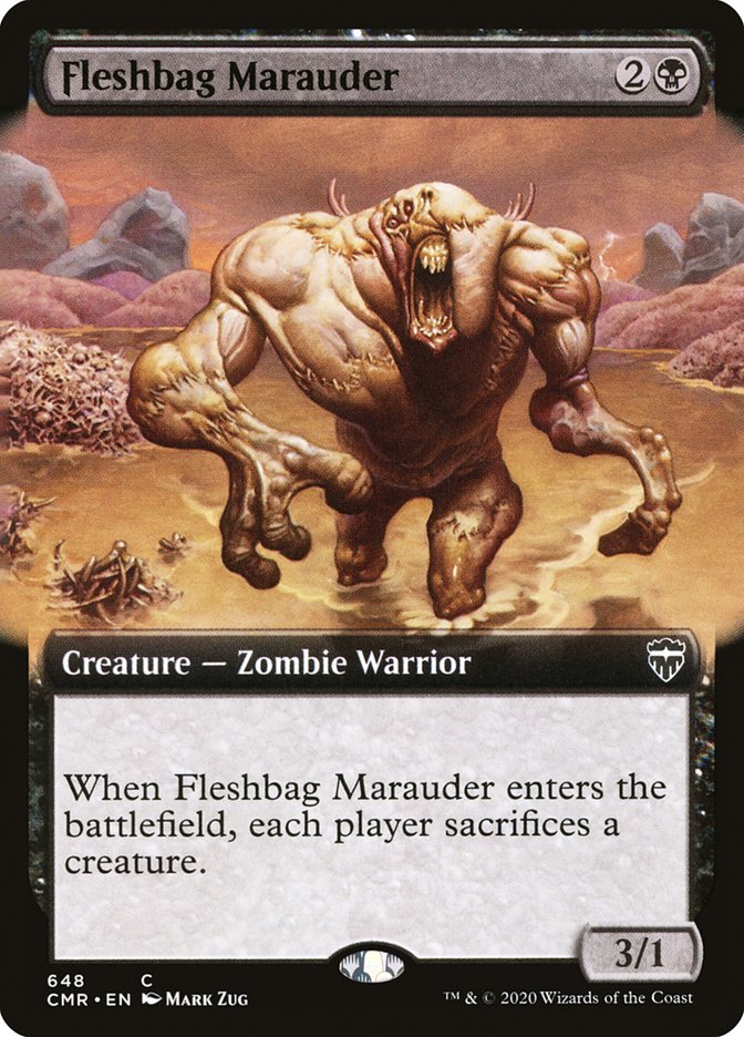 Fleshbag Marauder (Extended Art) [Commander Legends] | Jomio and Rueliete's Cards and Comics