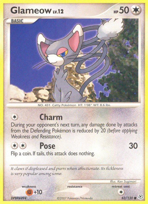 Glameow (83/130) [Diamond & Pearl: Base Set] | Jomio and Rueliete's Cards and Comics