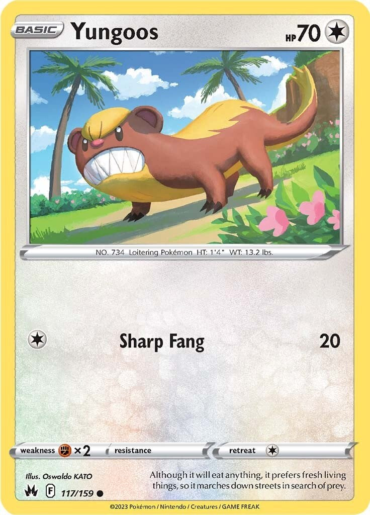 Yungoos (117/159) [Sword & Shield: Crown Zenith] | Jomio and Rueliete's Cards and Comics