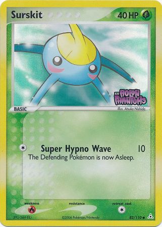 Surskit (82/110) (Stamped) [EX: Holon Phantoms] | Jomio and Rueliete's Cards and Comics