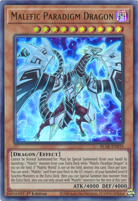Malefic Paradigm Dragon [BLAR-EN019] Ultra Rare | Jomio and Rueliete's Cards and Comics